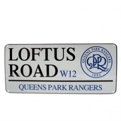 Queens Park Rangers F.C. street sign skilt Loftus Road